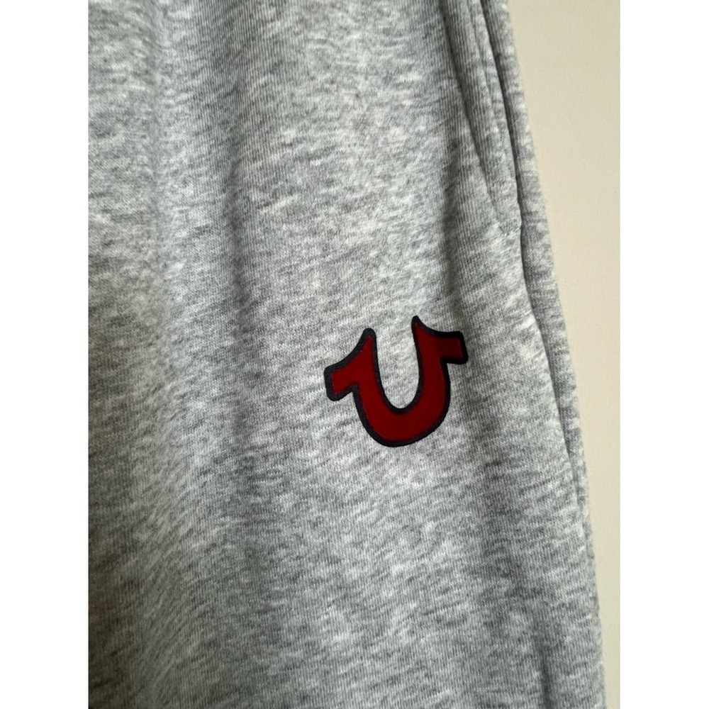 True Religion Joggers Medium Grey Boyfriend Fit Sweatpants NWT - Picture 5 of 13